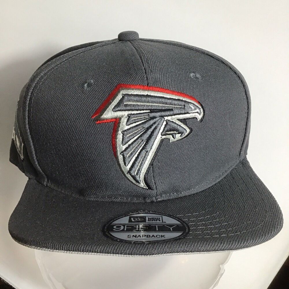 New Era Atlanta Falcons NFL 9FIFTY Snapback Hat Cap Gray
